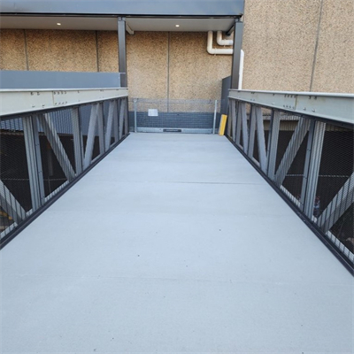 Entablado de puente peatonal de PRFV
