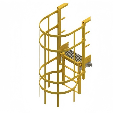 Escalera de jaula de PRFV