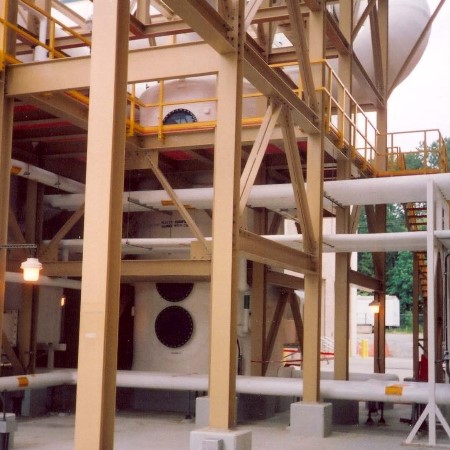 PRFV Estructura de soporte del edificio